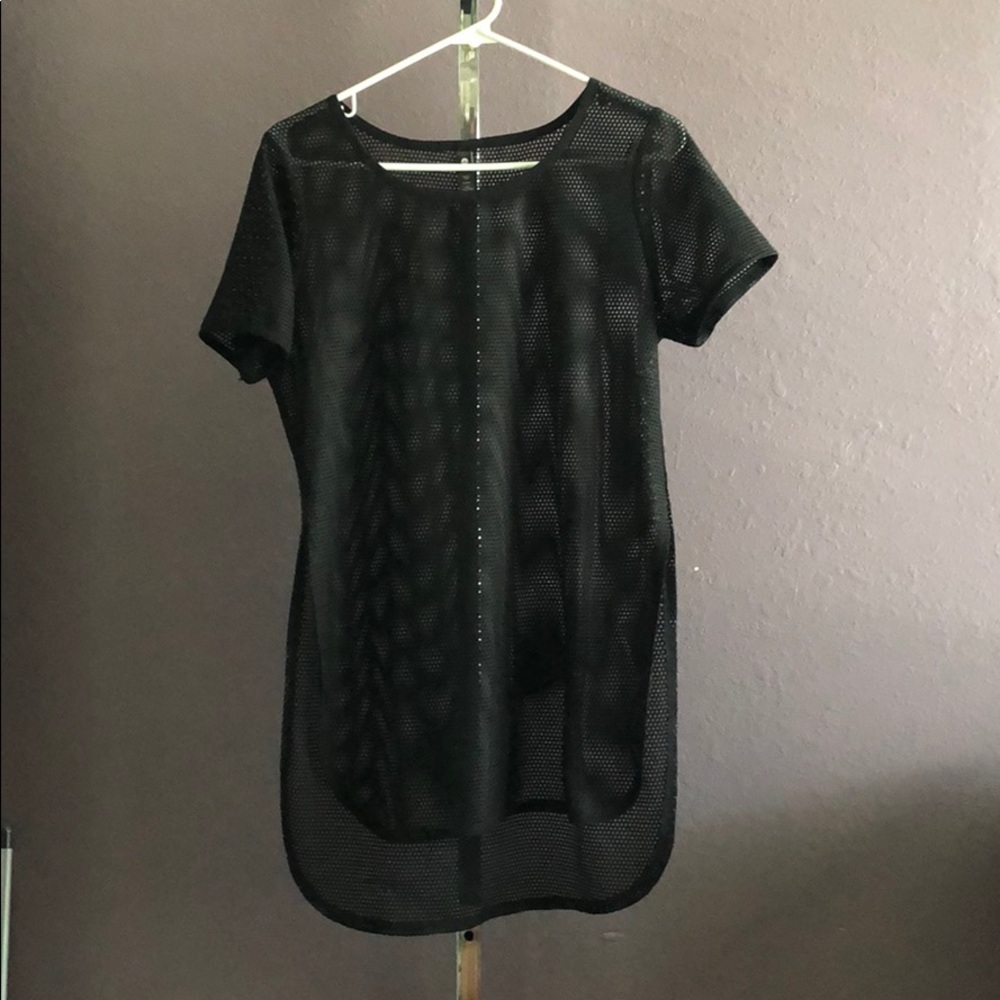 REFLEX Black Mesh Workout Shirt